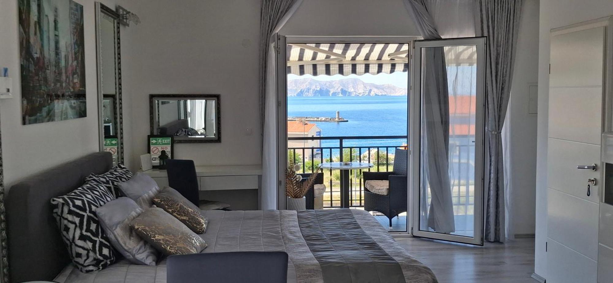 Beautyful Sea View 6 Luxury Studio Danijela Senj  Exteriör bild